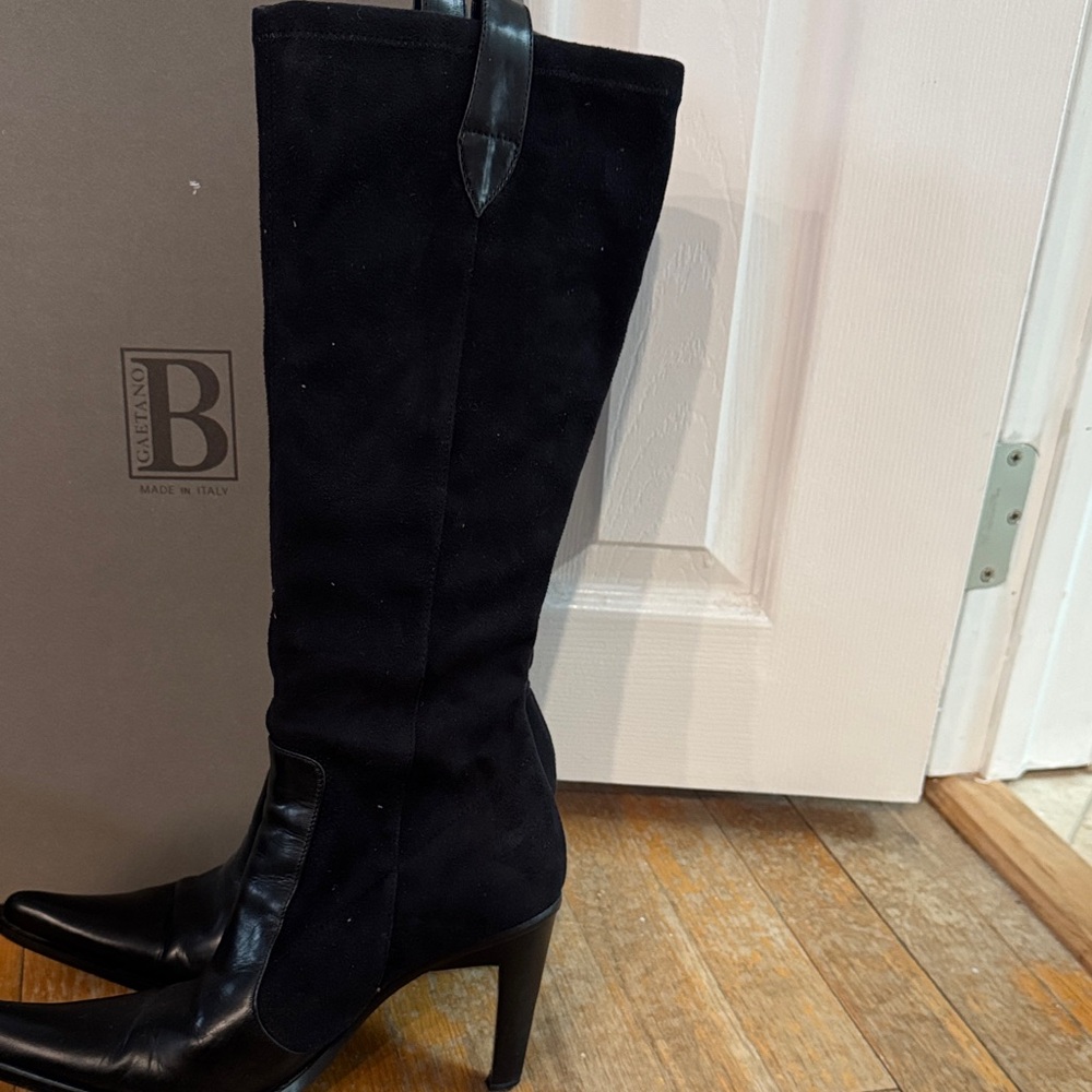 Gaetano Italian Black Women's Boots (40)